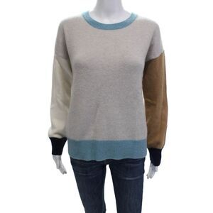 Stitch & Needle Womens Womens Knitted Color Block Sweater Multicolor Size S